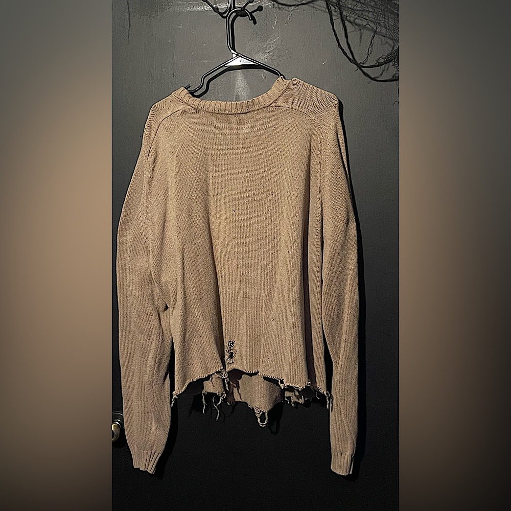 Long sleeve vintage knit sweater